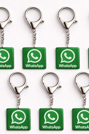 PACK LLAVEROS NFC WHATSAPP 10 UNIDADES